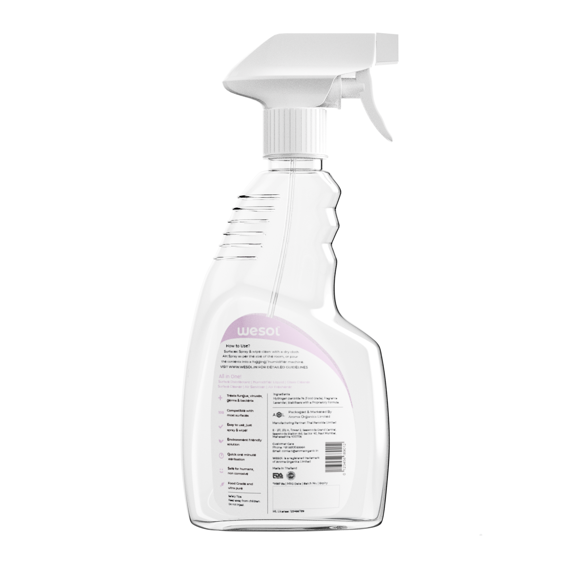 AIO - Surface disinfectant spray pack of 3