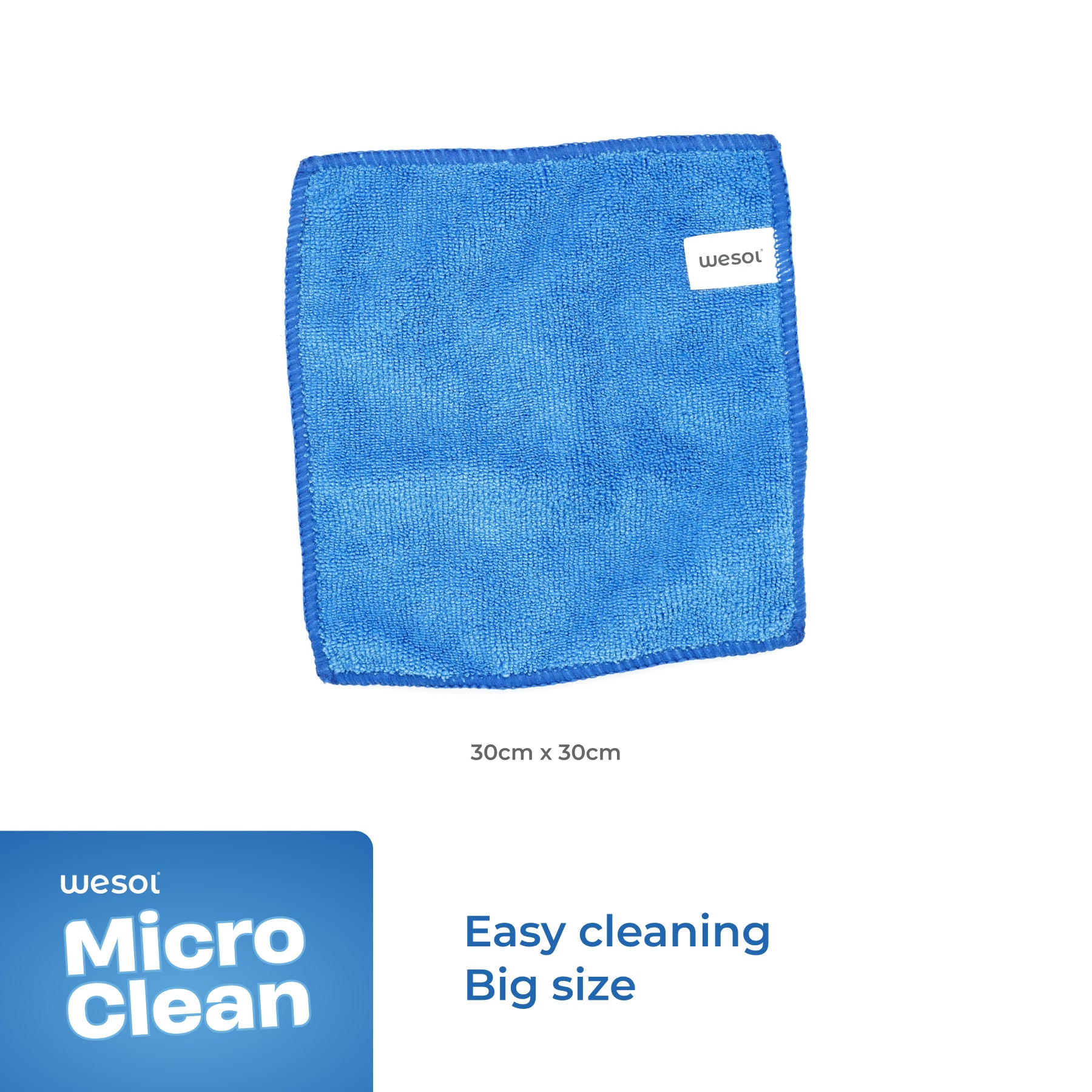 WESOL 330 GSM Mutlipurpose Microfiber Cleaning Cloth for Home and Kitchen (20Cm x 20Cm) (Pack of 5)